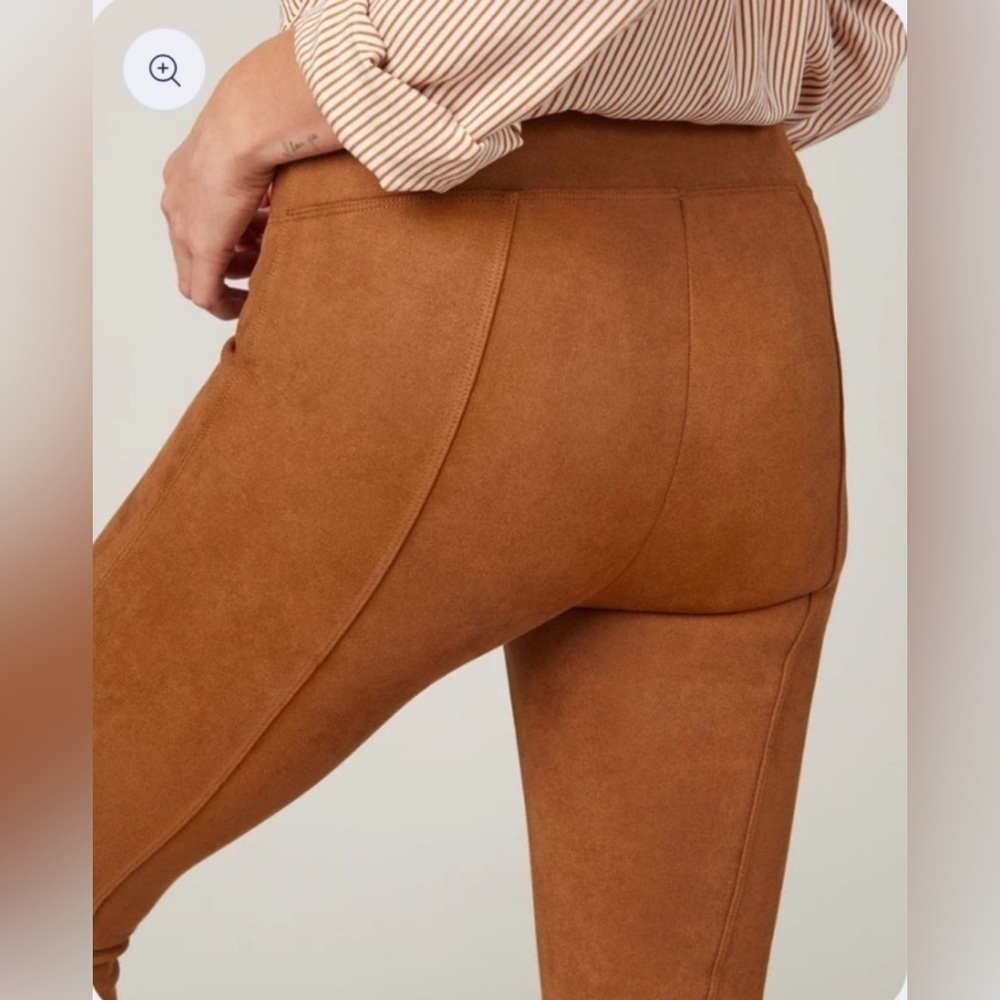 NWT SPANX High Waist Faux Suede Leggings, SIZE S/P - Picture 7 of 16